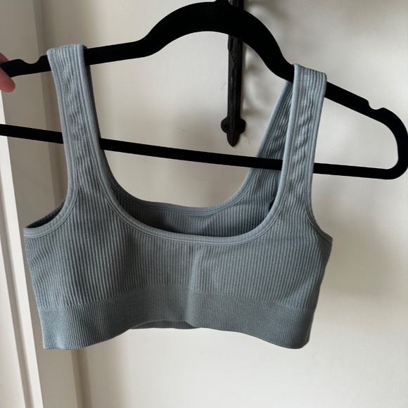 Light Blue Workout Fitness Set Gym Women's Yoga Pilates - Picture 6 of 6